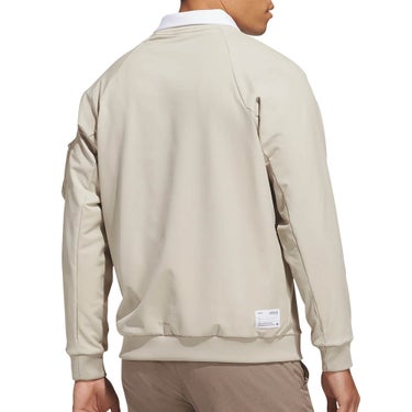 アディダス adidas　メンズ 起毛 クルーネック 長袖 プルオーバー SS801　2026年モデル 別カラー 正面着用