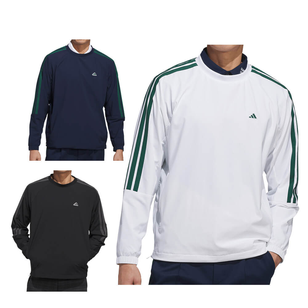 アディダス adidas　メンズ スリーストライプス プルオーバー 長袖 ジャケット TS126　2026年モデル カラーバリエーション・商品全体