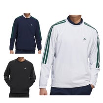 アディダス adidas　メンズ スリーストライプス プルオーバー 長袖 ジャケット TS126　2026年モデル
