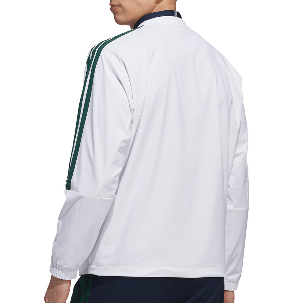 アディダス adidas　メンズ スリーストライプス プルオーバー 長袖 ジャケット TS126　2026年モデル 背面着用