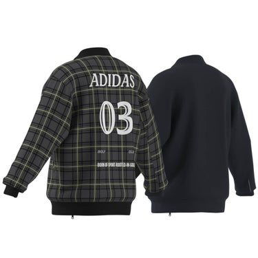 アディダス adidas　メンズ ウーブン スイングトップ リバーシブル 長袖 ジャケット VS128　2026年モデル 背面デザイン比較