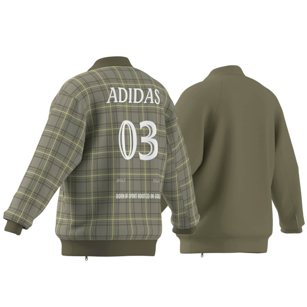 アディダス adidas　メンズ ウーブン スイングトップ リバーシブル 長袖 ジャケット VS128　2026年モデル 別カラー 背面デザイン比較