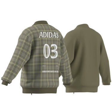 アディダス adidas　メンズ ウーブン スイングトップ リバーシブル 長袖 ジャケット VS128　2026年モデル 別カラー 背面デザイン比較