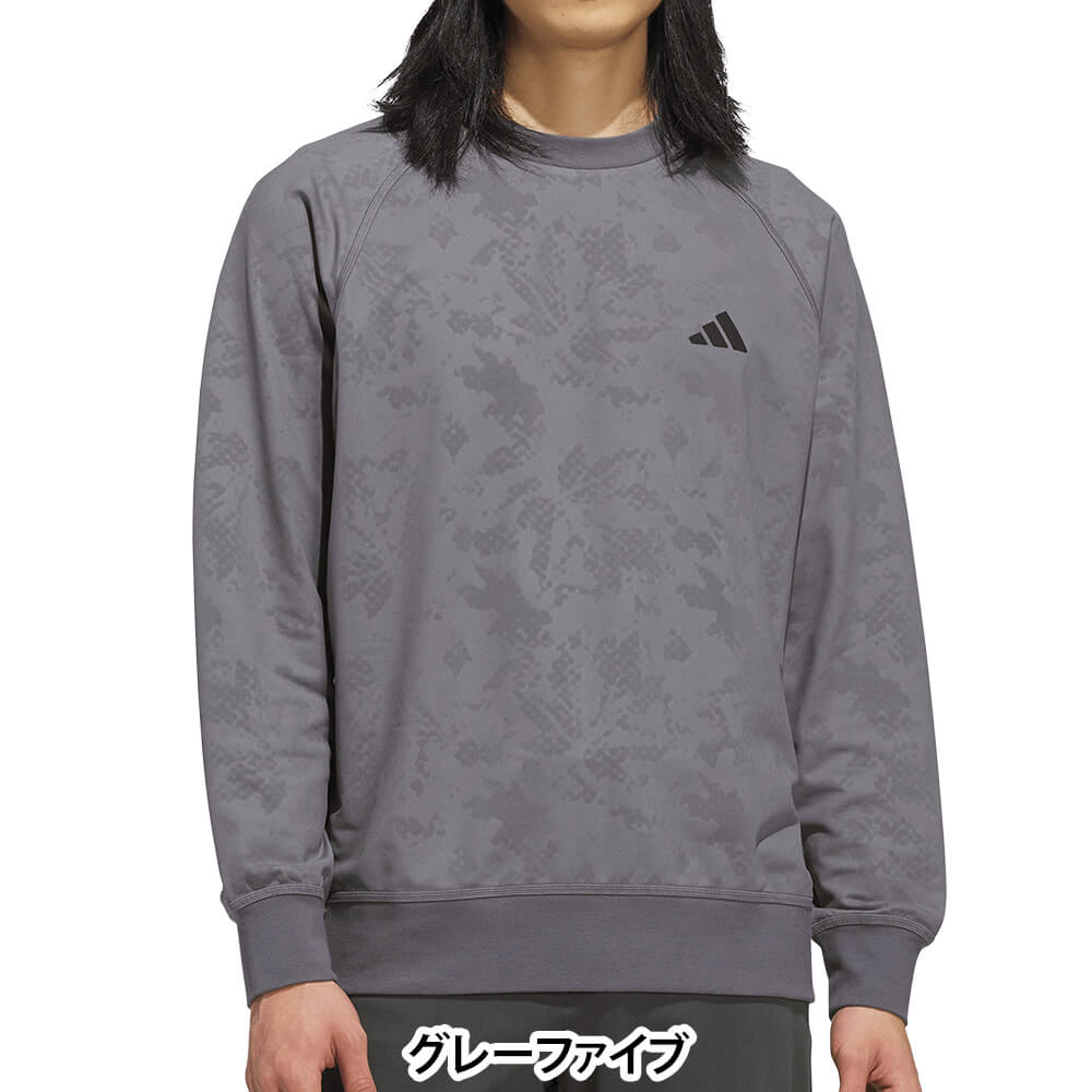 アディダス adidas　メンズ プルオーバー 長袖 スウェット YY523　2026年モデル 別カラー 背面着用