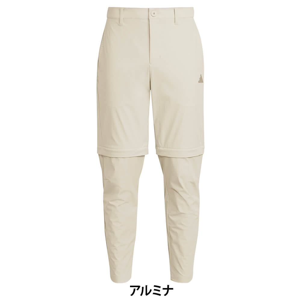アディダス adidas　メンズ EX-STRETCH ACTIVE デタッチャブル アンクルパンツ OGH83　2026年モデル 生地・仕様ディテール