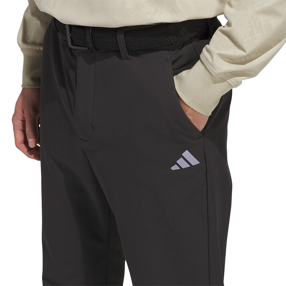 アディダス adidas　メンズ EX-STRETCH ACTIVE ボンディング ロングパンツ QB116　2026年モデル 裾・足元ディテール