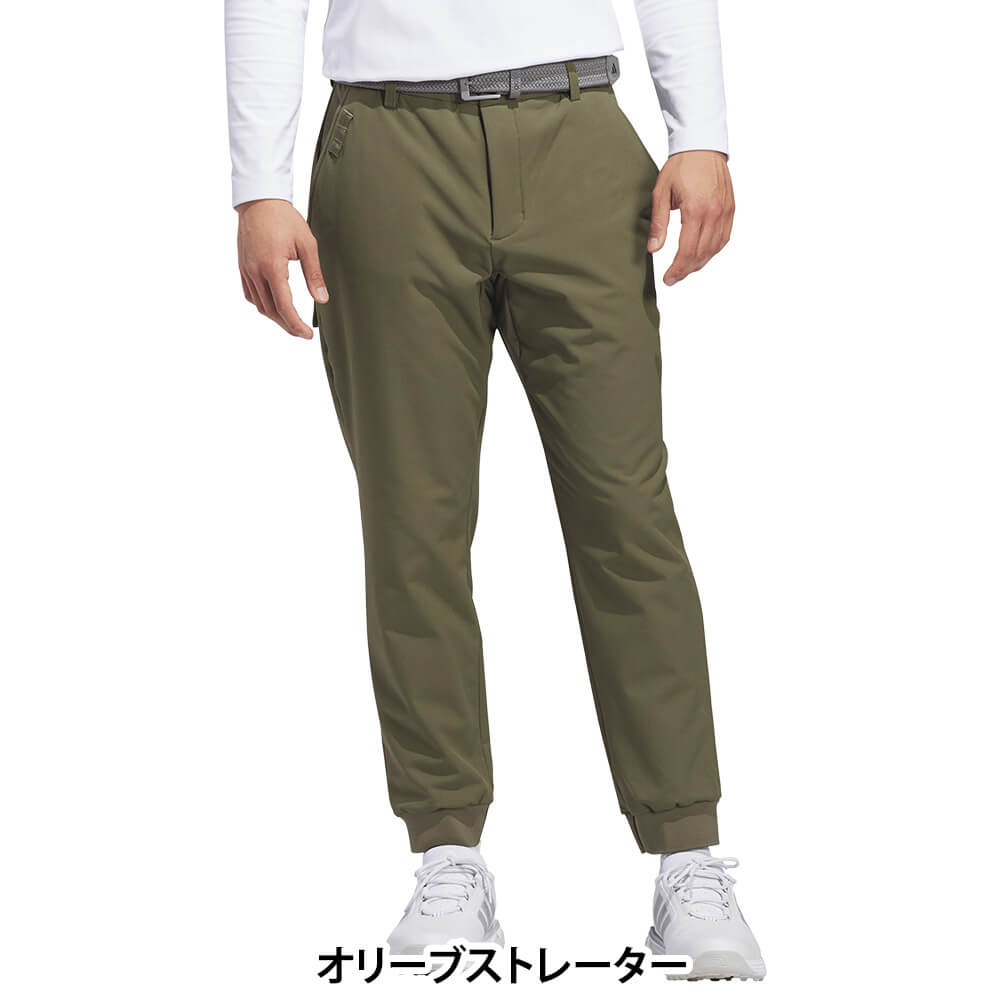 アディダス adidas　メンズ クライマウォーム 裏起毛 ジョガーパンツ RF094　2026年モデル 別カラー 正面着用