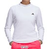 アディダス adidas　レディース 長袖 モックネック シャツ ID210　2026年モデル 正面着用