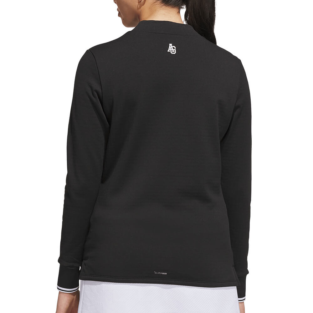 アディダス adidas　レディース 長袖 モックネック シャツ ID210　2026年モデル 別カラー 正面着用