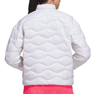 アディダス adidas　レディース ライトウェイト フルジップ 長袖 ダウンジャケット P9559　2026年モデル 背面着用