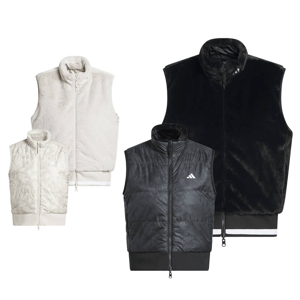 アディダス adidas　レディース リバーシブル フリースファー ベスト SH817　2026年モデル カラーバリエーション・商品全体