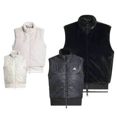 アディダス adidas　レディース リバーシブル フリースファー ベスト SH817　2026年モデル カラーバリエーション・商品全体