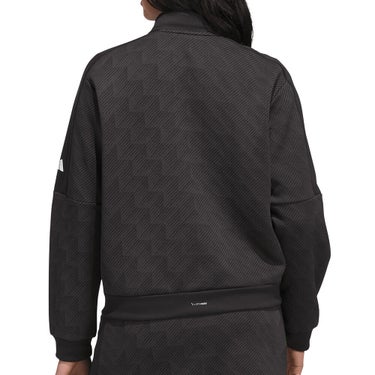 アディダス adidas　レディース ファブリックミックス フルジップ 長袖 ジャケット TV591　2026年モデル 正面着用