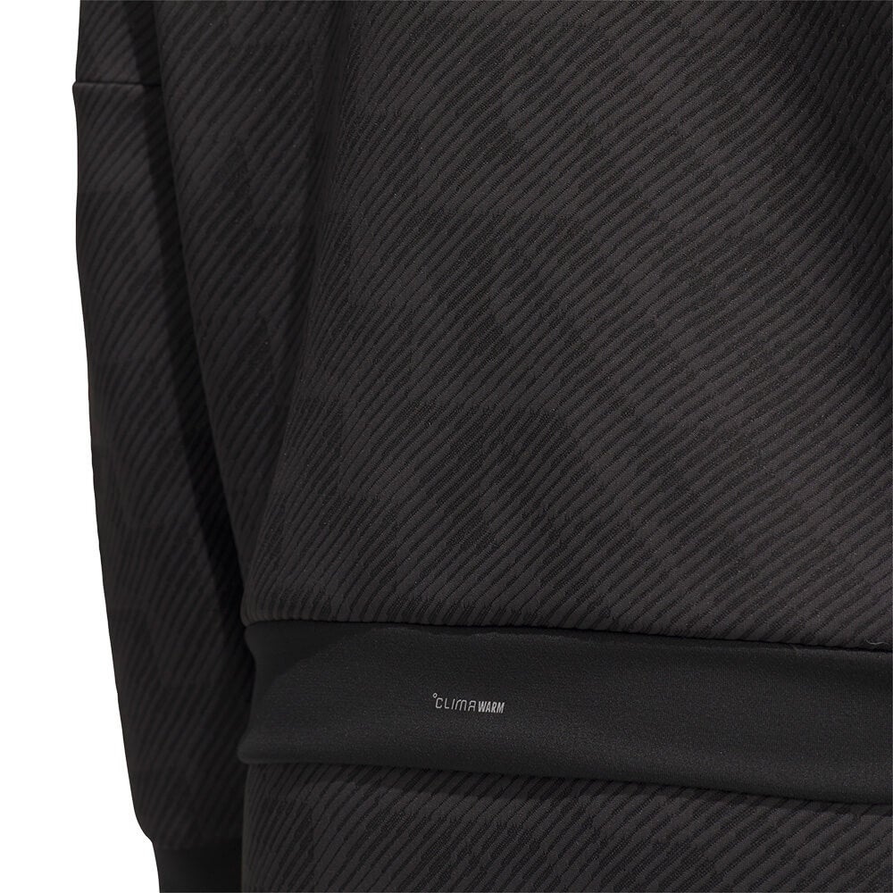 アディダス adidas　レディース ファブリックミックス フルジップ 長袖 ジャケット TV591　2026年モデル 胸元・生地ディテール