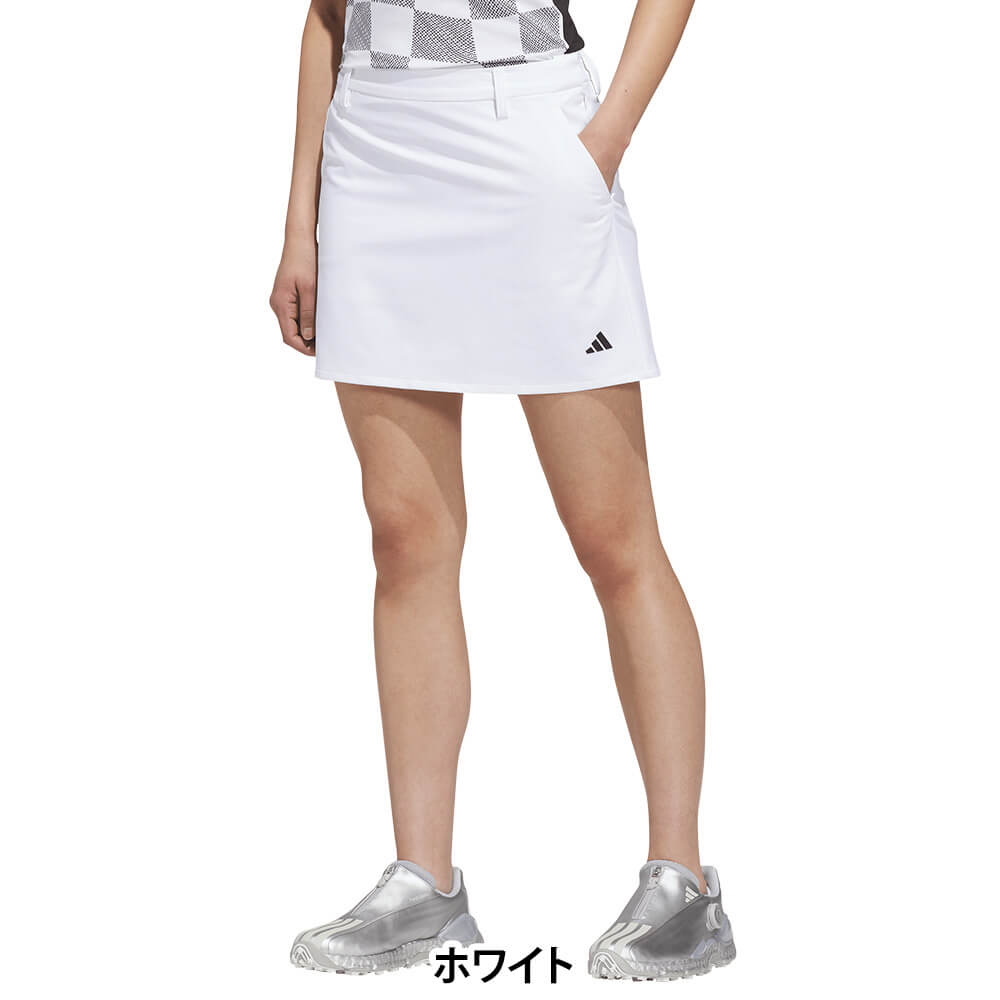 アディダス adidas　レディース EX-STRETCH ACTIVE ベーシック スカート VM654　2026年モデル 正面着用