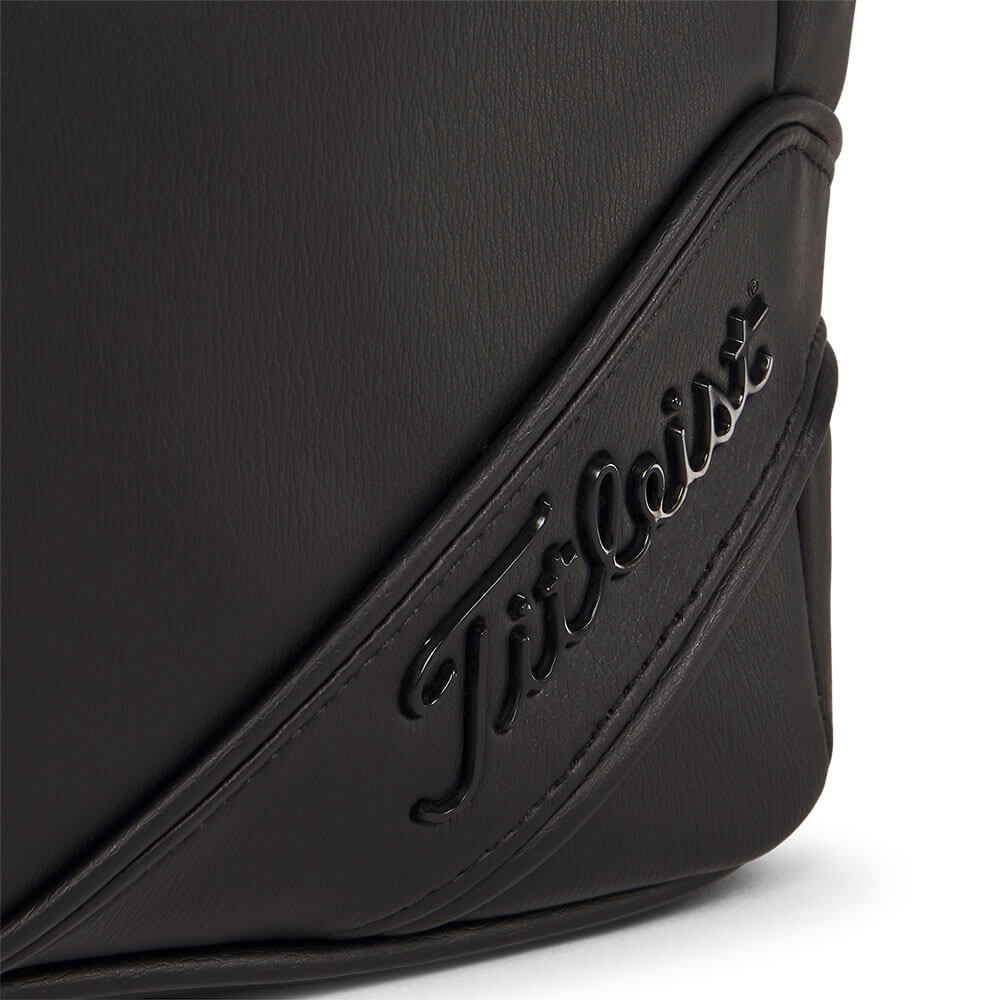 タイトリスト Titleist　アルバトロス メンズ ミニトートバッグ TA25AMTBJ 0 ブラック　2026年モデル ミニトートバッグ 側面・ロゴディテール