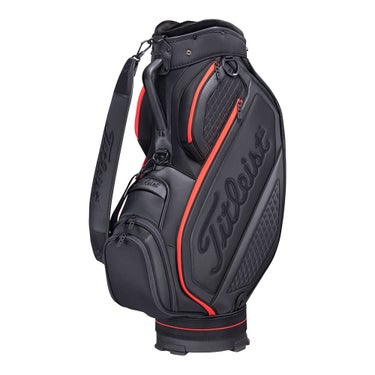 タイトリスト Titleist　メンズ ミッドサイズ キャディバッグ TB21SF4K 06 ブラック×レッド　2026年モデル ブラック×レッド