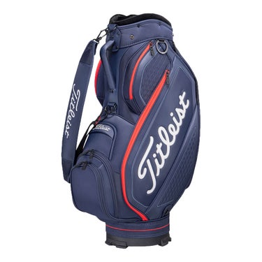 タイトリスト Titleist　メンズ ミッドサイズ キャディバッグ TB21SF4K 416 ネイビー×ホワイト×レッド　2026年モデル ネイビー×ホワイト×レッド