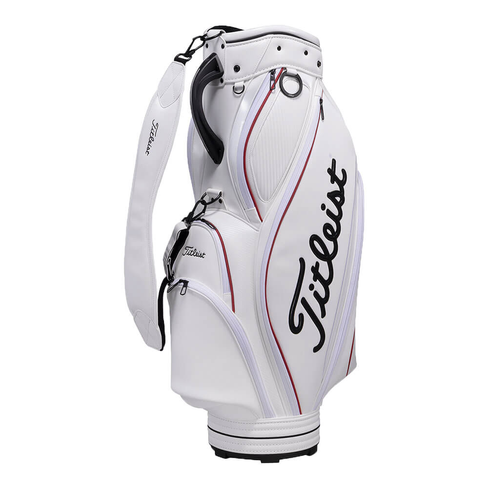 タイトリスト Titleist　メンズ パフォーマンスJE キャディバッグ TB26CTPJE 160 ホワイト×クリムゾン×ブラック　2026年モデル ホワイト×クリムゾン×ブラック