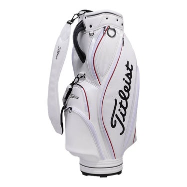 タイトリスト Titleist　メンズ パフォーマンスJE キャディバッグ TB26CTPJE 160 ホワイト×クリムゾン×ブラック　2026年モデル ホワイト×クリムゾン×ブラック