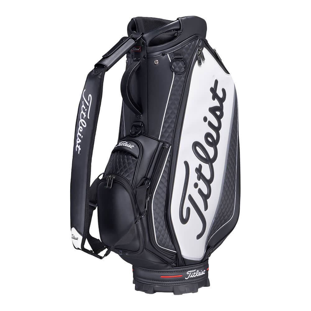 タイトリスト Titleist　メンズ ツアー キャディバッグ TB26SF9A 01 ブラック×ホワイト　2026年モデル ブラック×ホワイト