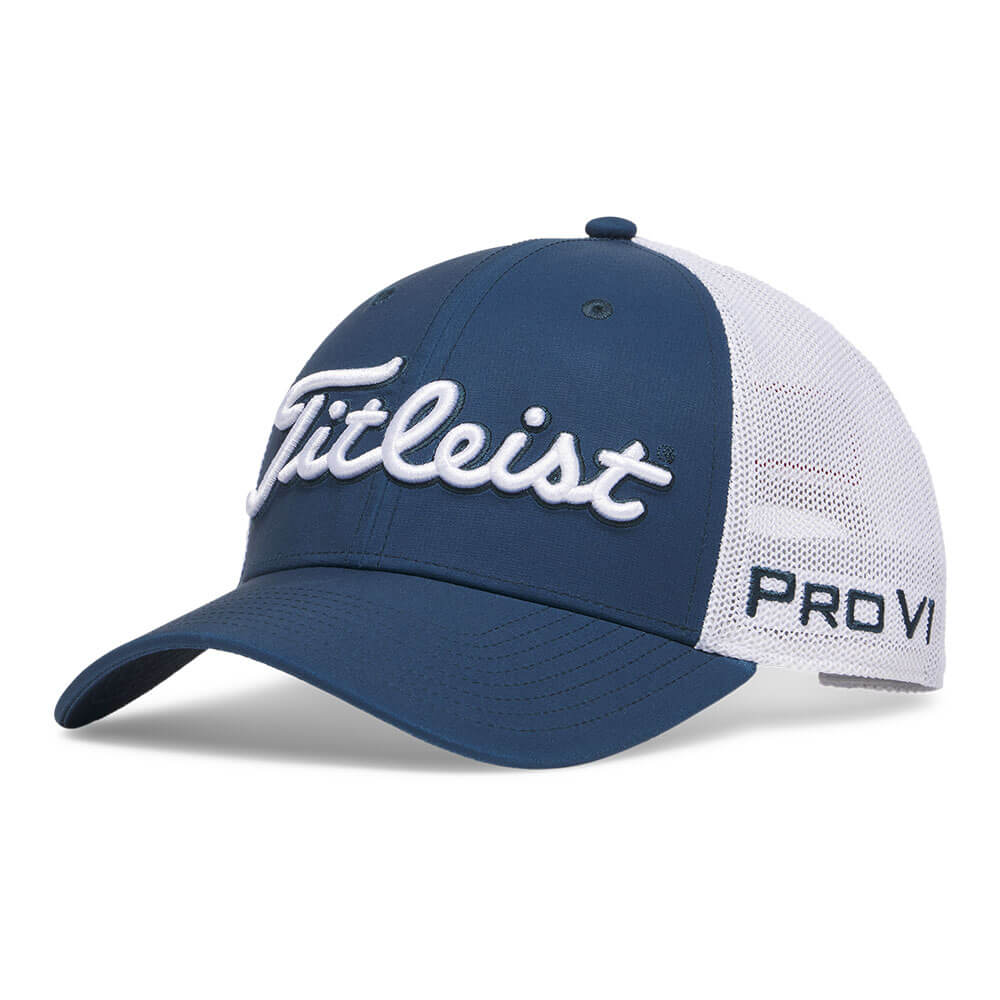 タイトリスト Titleist　メンズ ツアーパフォーマンスメッシュキャップ TH25ATPMA 4M1 モントレー×ホワイト　2026年モデル モントレー×ホワイト