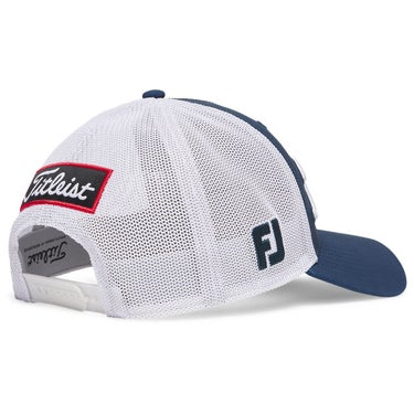タイトリスト Titleist　メンズ ツアーパフォーマンスメッシュキャップ TH25ATPMA 4M1 モントレー×ホワイト　2026年モデル ヘッドウェア 反対側面