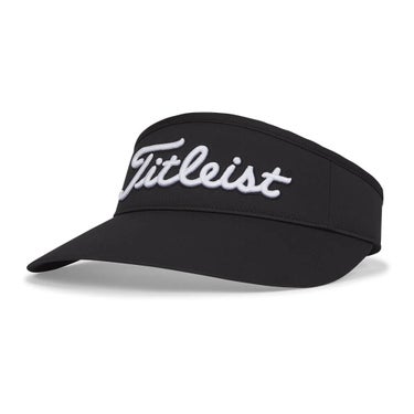 タイトリスト Titleist　レディース サンドロップバイザー TH23WSV 01 ブラック×ホワイト ブラック×ホワイト