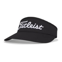 タイトリスト Titleist　レディース サンドロップバイザー TH23WSV 01 ブラック×ホワイト