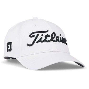 タイトリスト Titleist　レディース ツアーパフォーマンス キャップ TH25AWTPN2 10 ホワイト×ブラック ヘッドウェア 全体 正面・側面