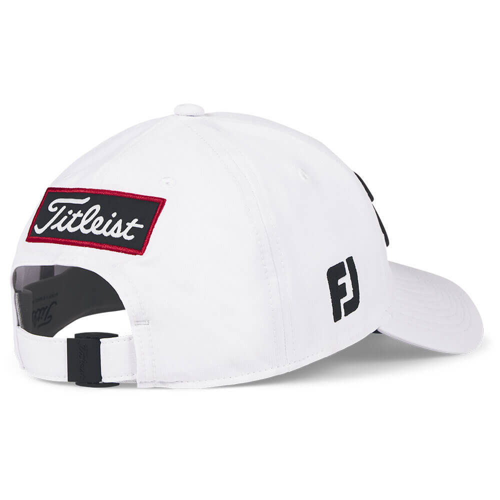 タイトリスト Titleist　レディース ツアーパフォーマンス キャップ TH25AWTPN2 10 ホワイト×ブラック ヘッドウェア 反対側面