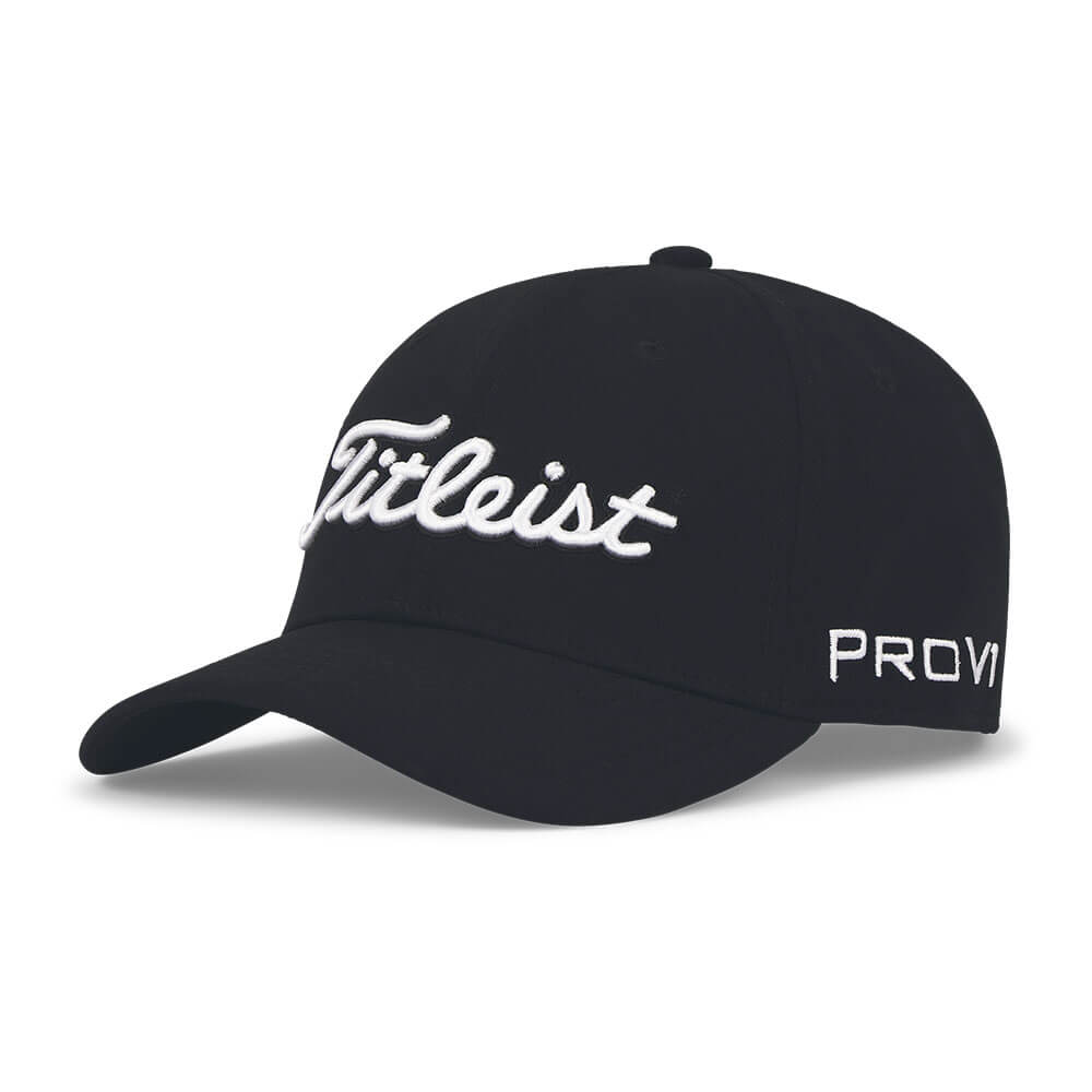タイトリスト Titleist　ジュニア ツアーパフォーマンス キャップ TH25AJRTPN2 01 ブラック×ホワイト　2026年モデル ブラック×ホワイト
