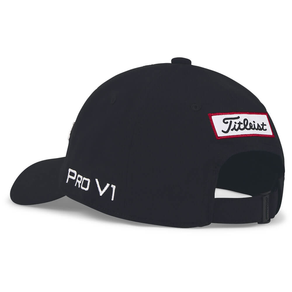 タイトリスト Titleist　ジュニア ツアーパフォーマンス キャップ TH25AJRTPN2 01 ブラック×ホワイト　2026年モデル ヘッドウェア 背面・アジャスター