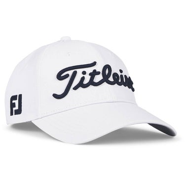 タイトリスト Titleist　ジュニア ツアーパフォーマンス キャップ TH25AJRTPN2 14 ホワイト×ネイビー　2026年モデル ヘッドウェア 全体 正面・側面