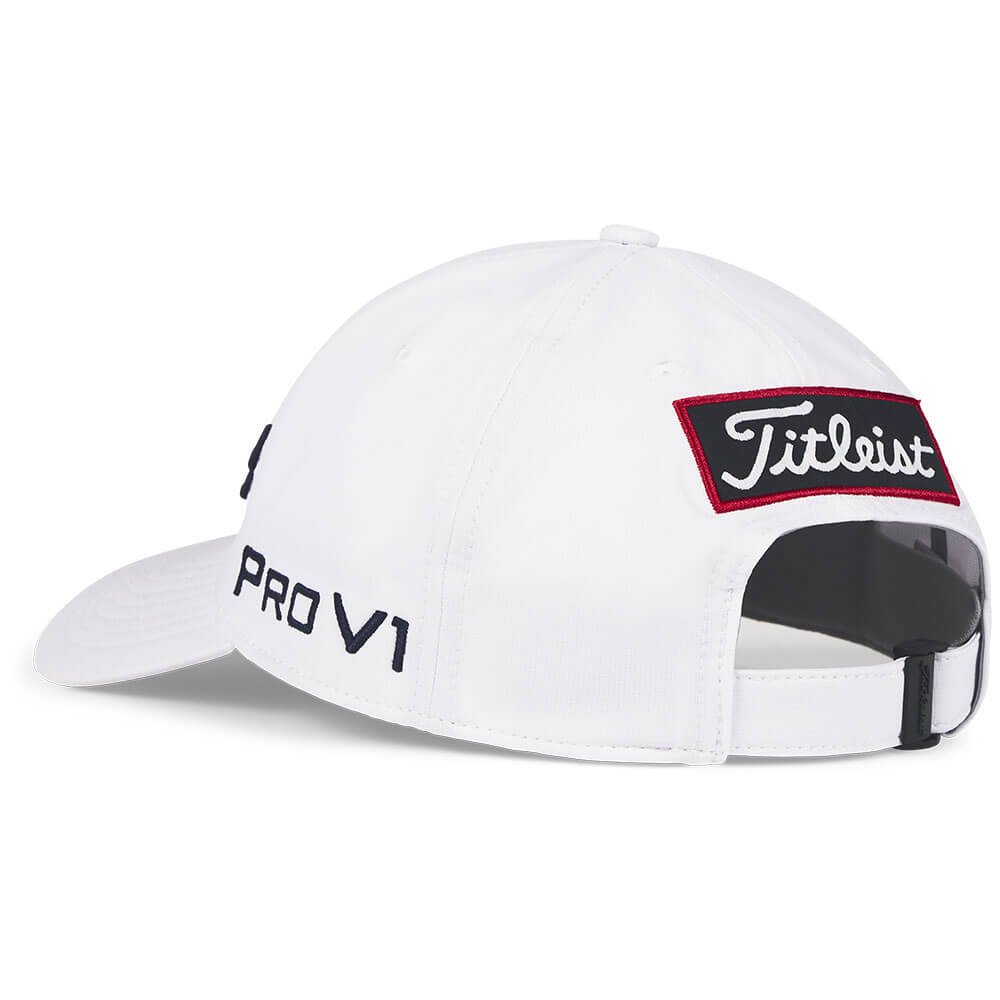 タイトリスト Titleist　ジュニア ツアーパフォーマンス キャップ TH25AJRTPN2 14 ホワイト×ネイビー　2026年モデル ヘッドウェア 背面・アジャスター