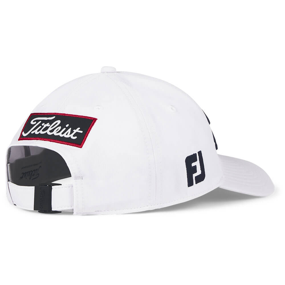 タイトリスト Titleist　ジュニア ツアーパフォーマンス キャップ TH25AJRTPN2 14 ホワイト×ネイビー　2026年モデル ヘッドウェア 反対側面