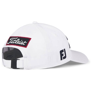 タイトリスト Titleist　ジュニア ツアーパフォーマンス キャップ TH25AJRTPN2 14 ホワイト×ネイビー　2026年モデル ヘッドウェア 反対側面