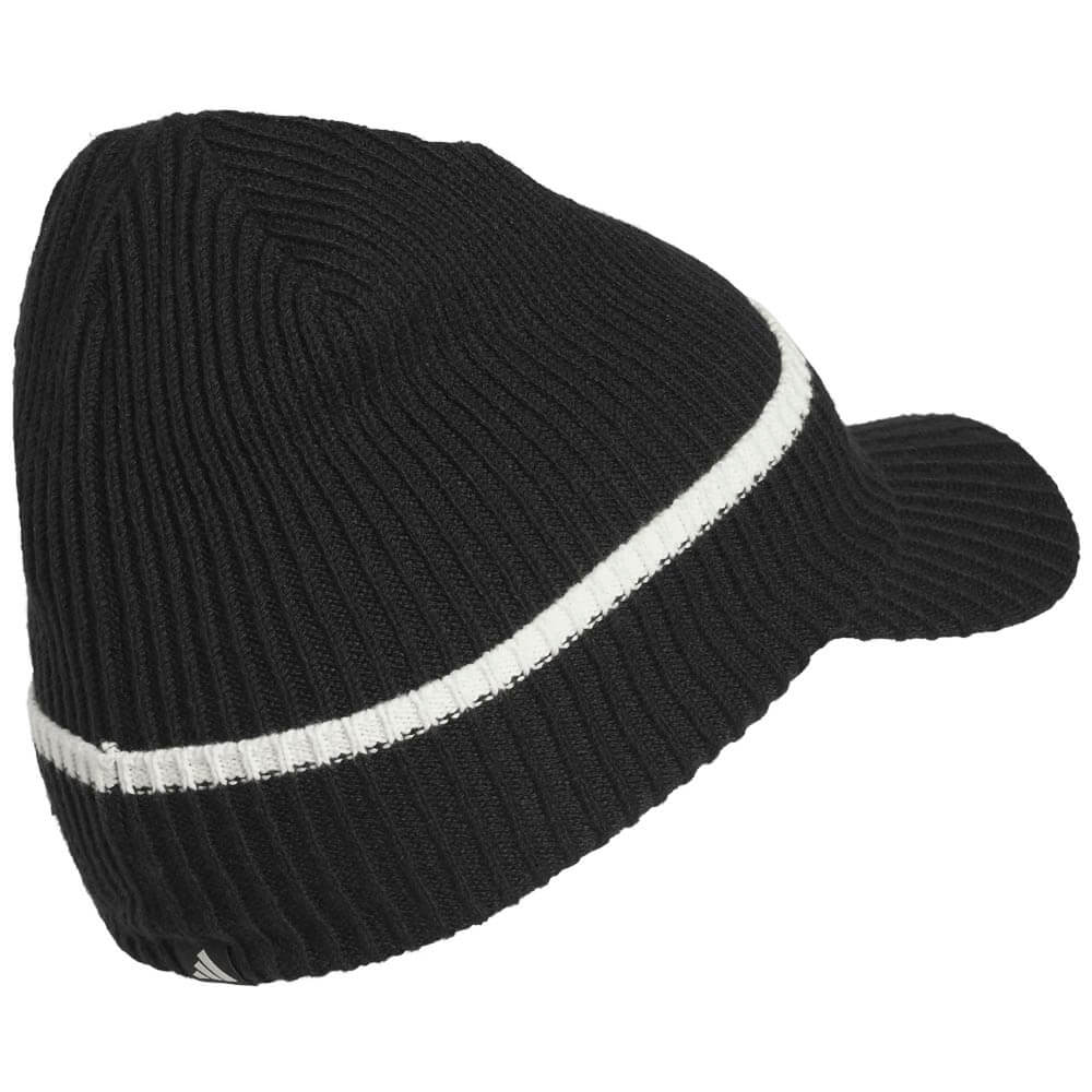 アディダス adidas　メンズ クライマウォーム パッド バイザー ニットキャップ TC901 KG1844 ブラック　2026年モデル ヘッドウェア 全体 背面・側面