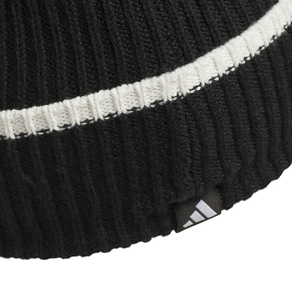 アディダス adidas　メンズ クライマウォーム パッド バイザー ニットキャップ TC901 KG1844 ブラック　2026年モデル ヘッドウェア 素材・つばディテール