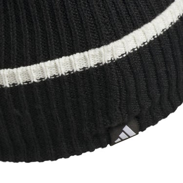 アディダス adidas　メンズ クライマウォーム パッド バイザー ニットキャップ TC901 KG1844 ブラック　2026年モデル ヘッドウェア 素材・つばディテール