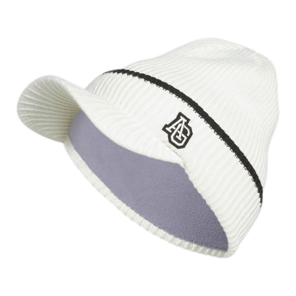 アディダス adidas　メンズ クライマウォーム パッド バイザー ニットキャップ TC901 KG1845 アイボリー　2026年モデル アイボリー