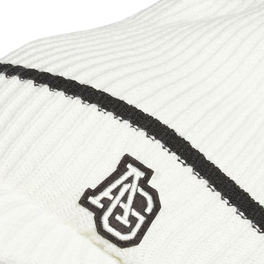 アディダス adidas　メンズ クライマウォーム パッド バイザー ニットキャップ TC901 KG1845 アイボリー　2026年モデル ヘッドウェア 全体 正面・ロゴ