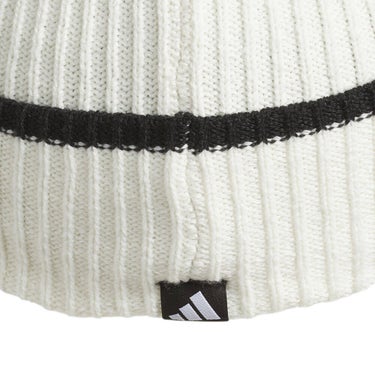 アディダス adidas　メンズ クライマウォーム パッド バイザー ニットキャップ TC901 KG1845 アイボリー　2026年モデル ヘッドウェア 素材・つばディテール