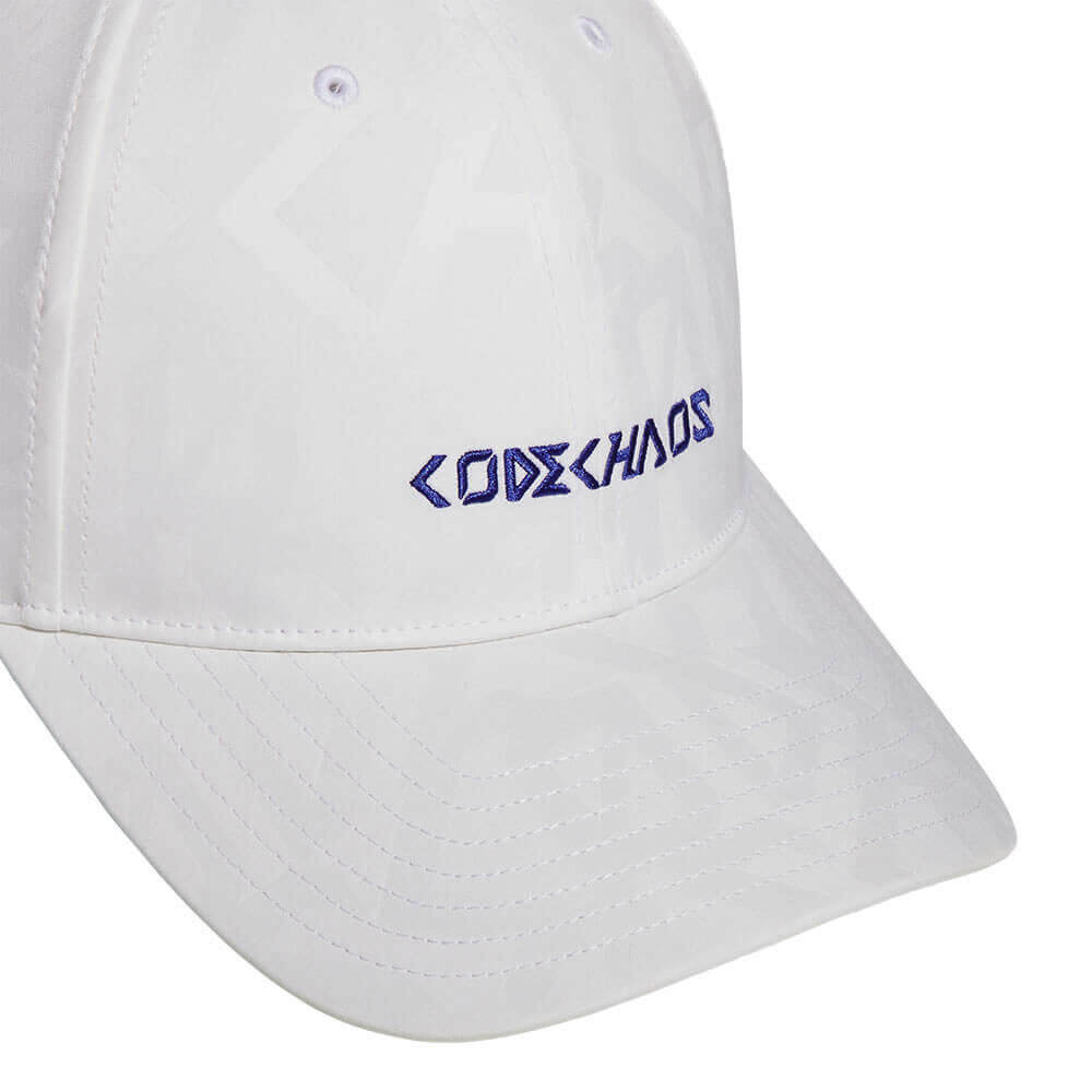 アディダス adidas　メンズ コードカオス キャップ HL842 KW5778 ホワイト　2026年モデル ヘッドウェア 全体 正面・ロゴ