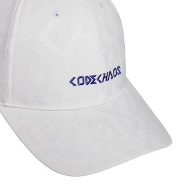 アディダス adidas　メンズ コードカオス キャップ HL842 KW5778 ホワイト　2026年モデル ヘッドウェア 全体 正面・ロゴ