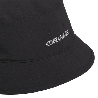 アディダス adidas　メンズ コードカオス バケットハット ZR858 KW5780 ブラック　2026年モデル ヘッドウェア 全体 正面・ロゴ