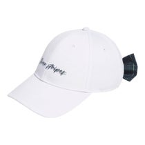 アディダス adidas　レディース クライマクール チェック リボンキャップ BY121 KG1851 ホワイト　2026年モデル ホワイト