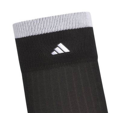 アディダス adidas　レディース ひざ丈 ライン クッションソックス CD813 KF0470 ブラック　2026年モデル ソックス 全体・側面