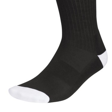 アディダス adidas　レディース ひざ丈 ライン クッションソックス CD813 KF0470 ブラック　2026年モデル ソックス 足裏・ソールディテール