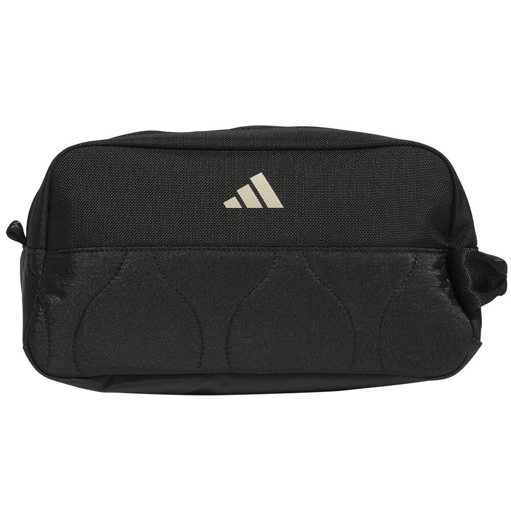 アディダス adidas　メンズ ハンドル ポーチ BW152 KF9372 ブラック　2026年モデル ポーチ 全体 正面・側面